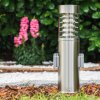 Dakar pedestal light stainless steel, 1-light source