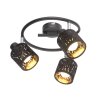 GLOBO TROY Spotlight black, 3-light sources