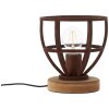 Brilliant Matrix Table Lamp rust-coloured, 1-light source