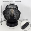 VERPUPPT Table Lamp black, 1-light source