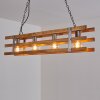 Mallard Pendant Light Light wood, silver, 4-light sources