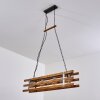 Mallard Pendant Light Light wood, silver, 4-light sources