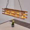 Mallard Pendant Light Light wood, silver, 4-light sources