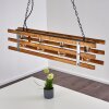 Mallard Pendant Light Light wood, silver, 4-light sources