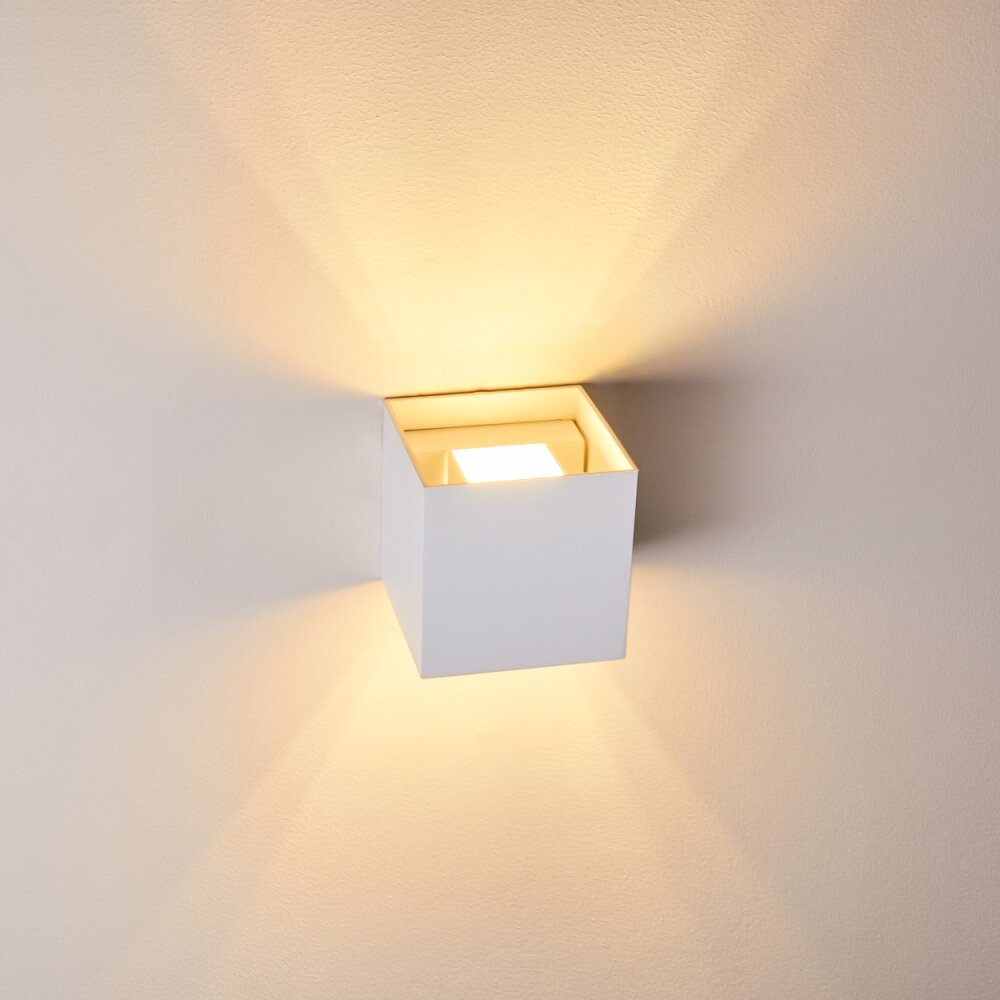 Badajoz Wall Light white, 1-light source