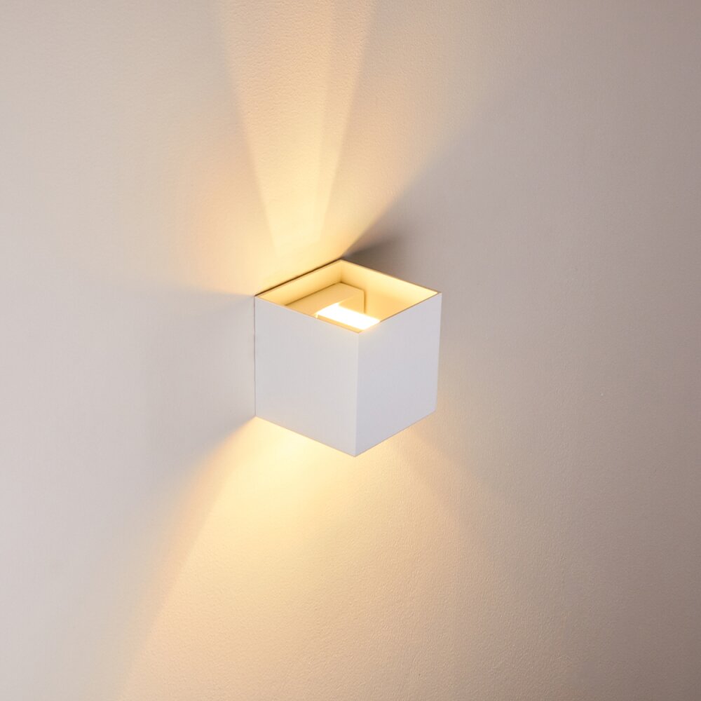 Badajoz Wall Light white, 1-light source