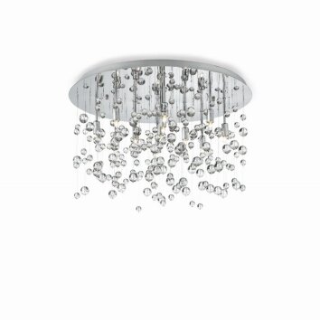 Ideal Lux NEVE Ceiling Light chrome, 8-light sources