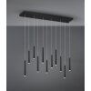 Trio TUBULAR Pendant Light LED black, 11-light sources