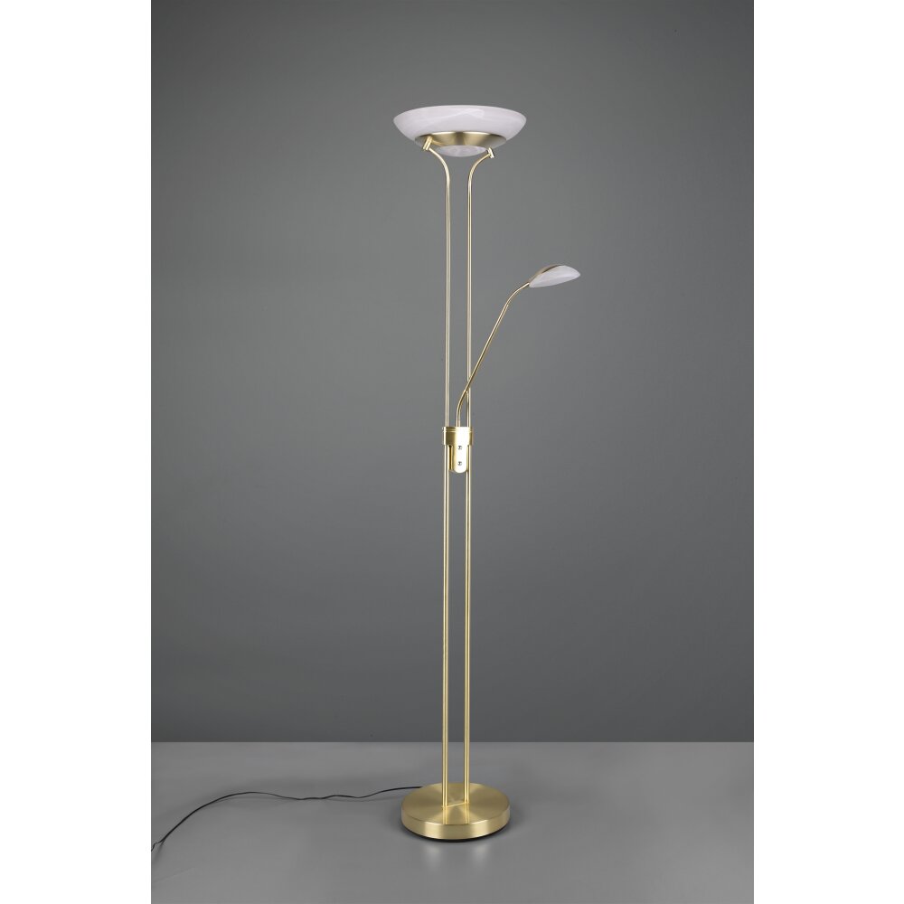 Reality ORSON Floor Lamp LED brass, 2-light sources