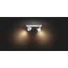 Philips HUE AMBIANCE WHITE & COLOR ARGENTA ceiling spotlight white, 2-light sources, Colour changer