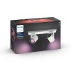 Philips HUE AMBIANCE WHITE & COLOR ARGENTA ceiling spotlight white, 2-light sources, Colour changer