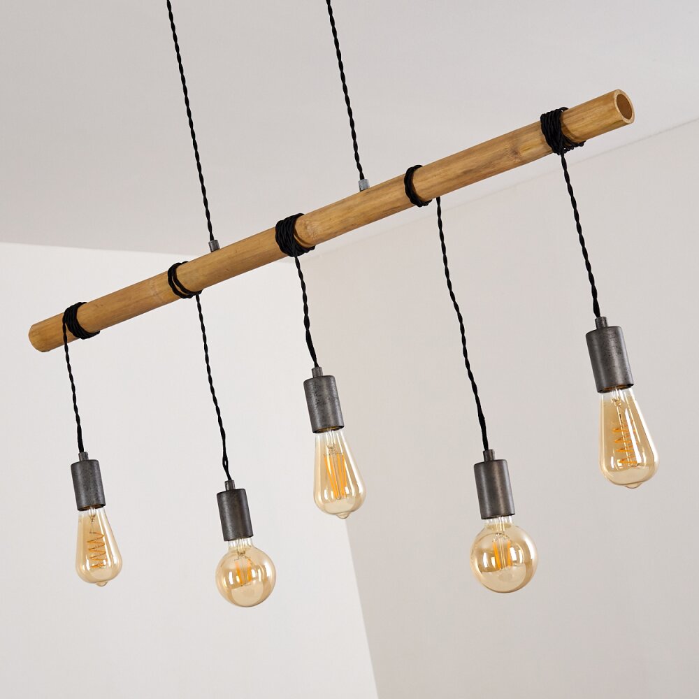 GALENA Pendant Light brown, grey, 5-light sources