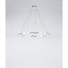 Serien Lighting ZOOM Chandelier stainless steel, 20-light sources