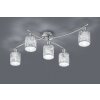 Trio-Leuchten Garda Ceiling Light matt nickel, 5-light sources