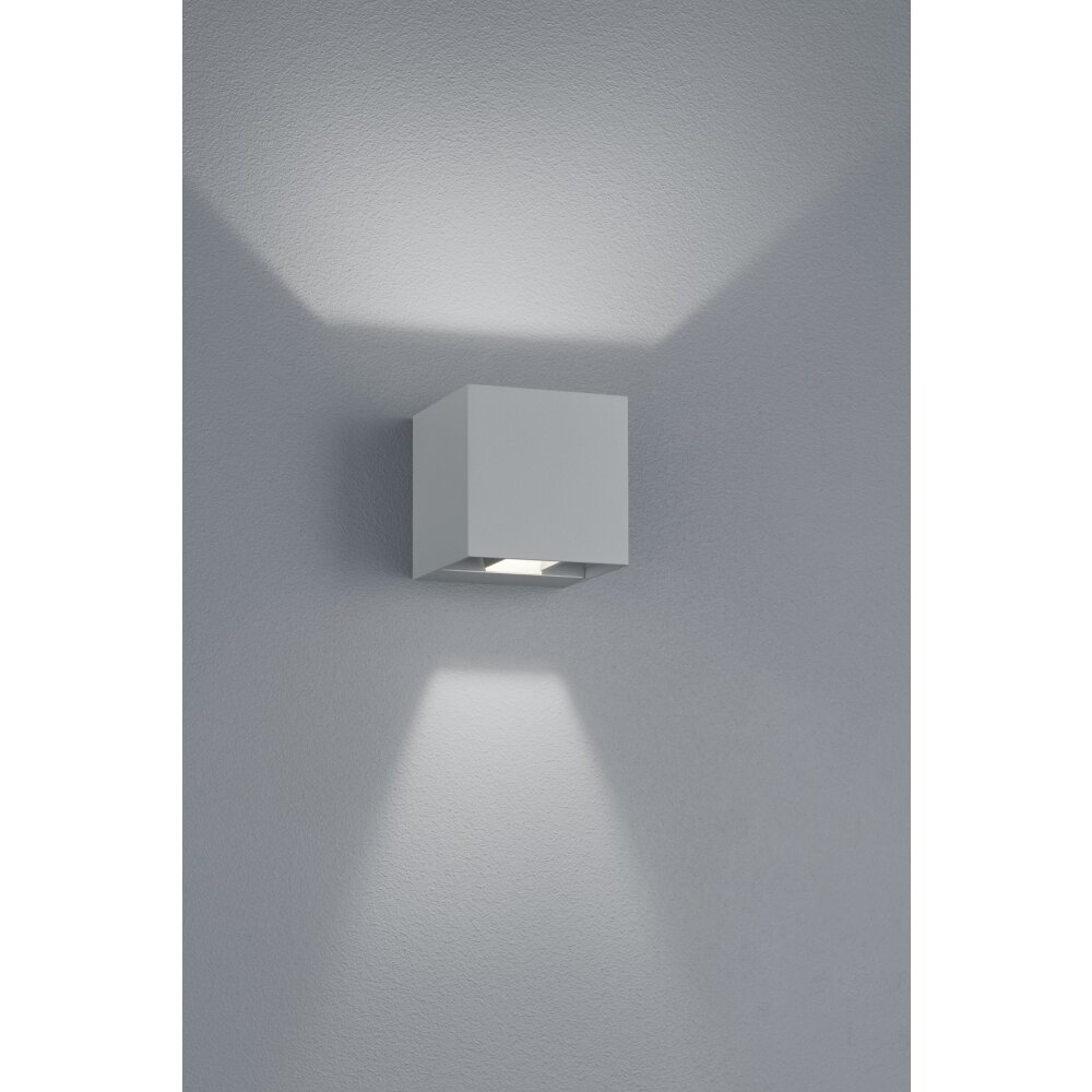 Trio ADAJA Outdoor Wall Light LED titanium, 2-light sources