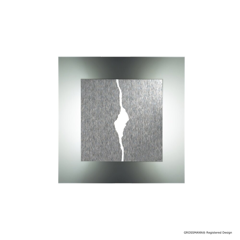 Grossmann CANYON Wall and Ceiling Light LED aluminium, 2-light sources