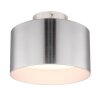 Ceiling Light Globo JENNY LED matt nickel, 1-light source