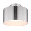 Ceiling Light Globo JENNY LED matt nickel, 1-light source