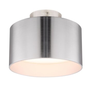 Ceiling Light Globo JENNY LED matt nickel, 1-light source