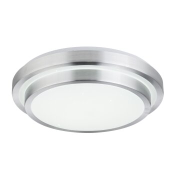 Globo INA Ceiling Light white, 2-light sources, Remote control, Colour changer