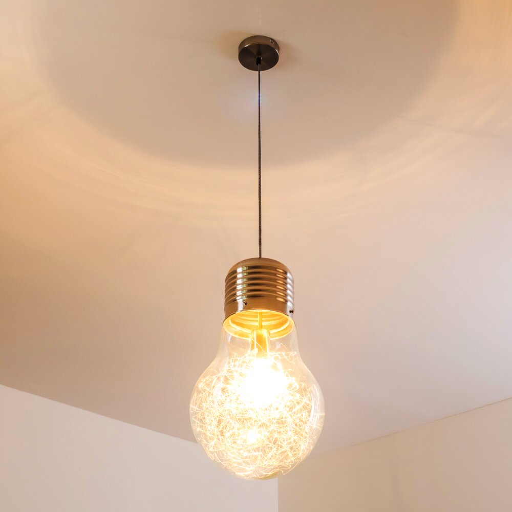 Hova Pendant Light matt nickel, 1-light source