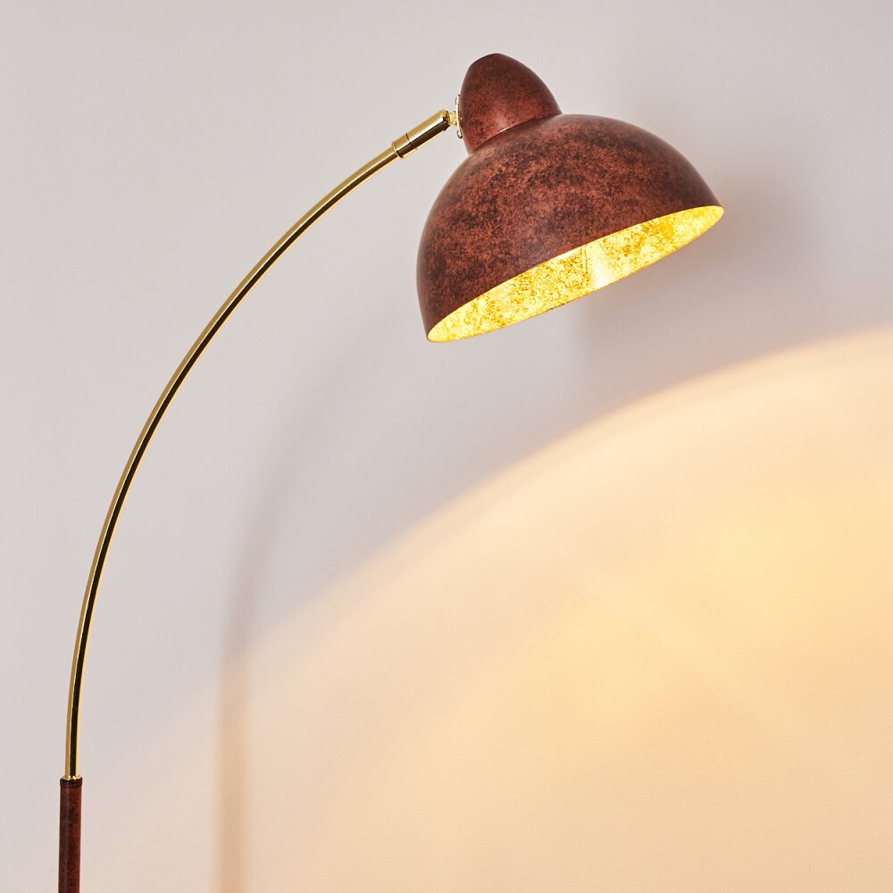 POITOU Floor Lamp rust-coloured, 1-light source
