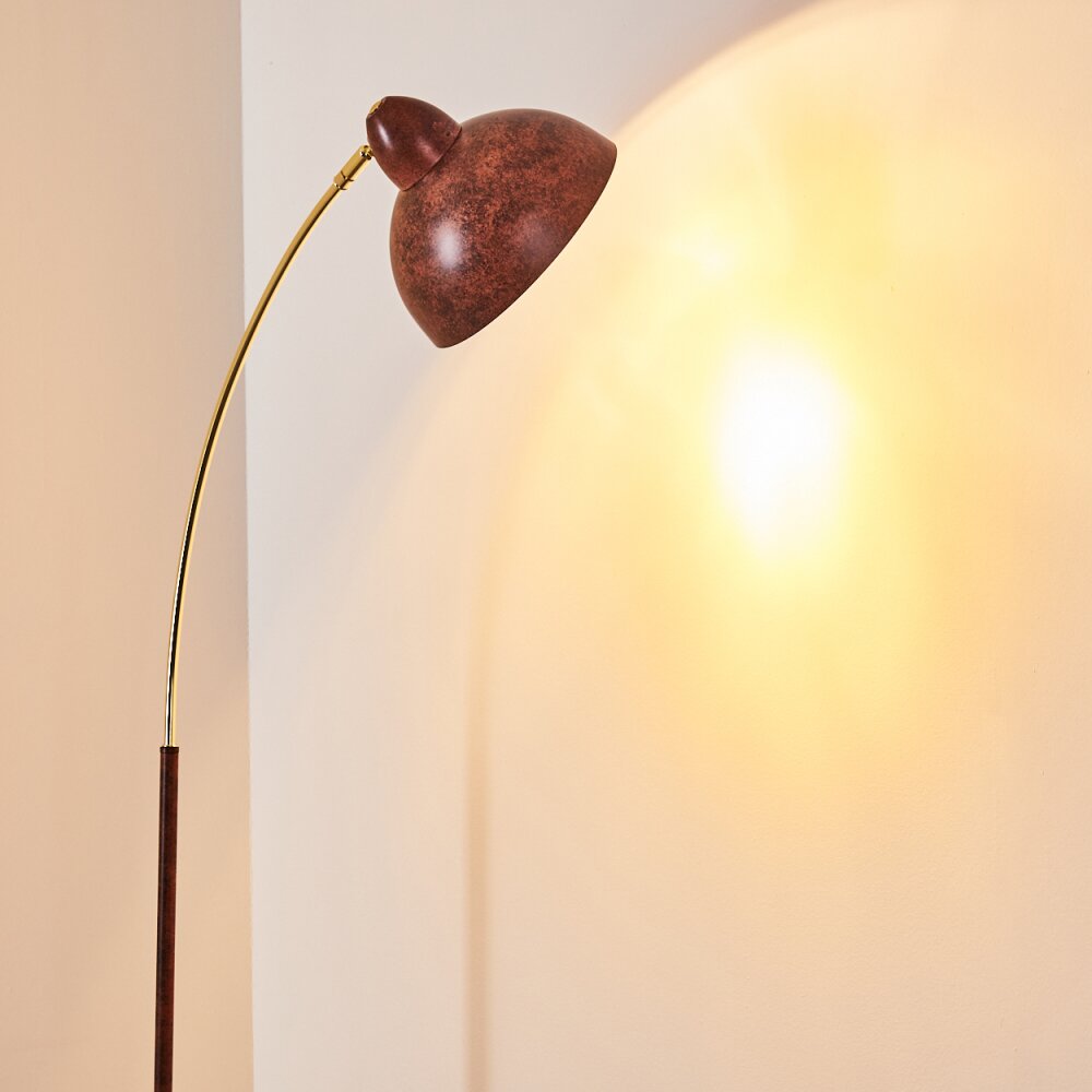 POITOU Floor Lamp rust-coloured, 1-light source