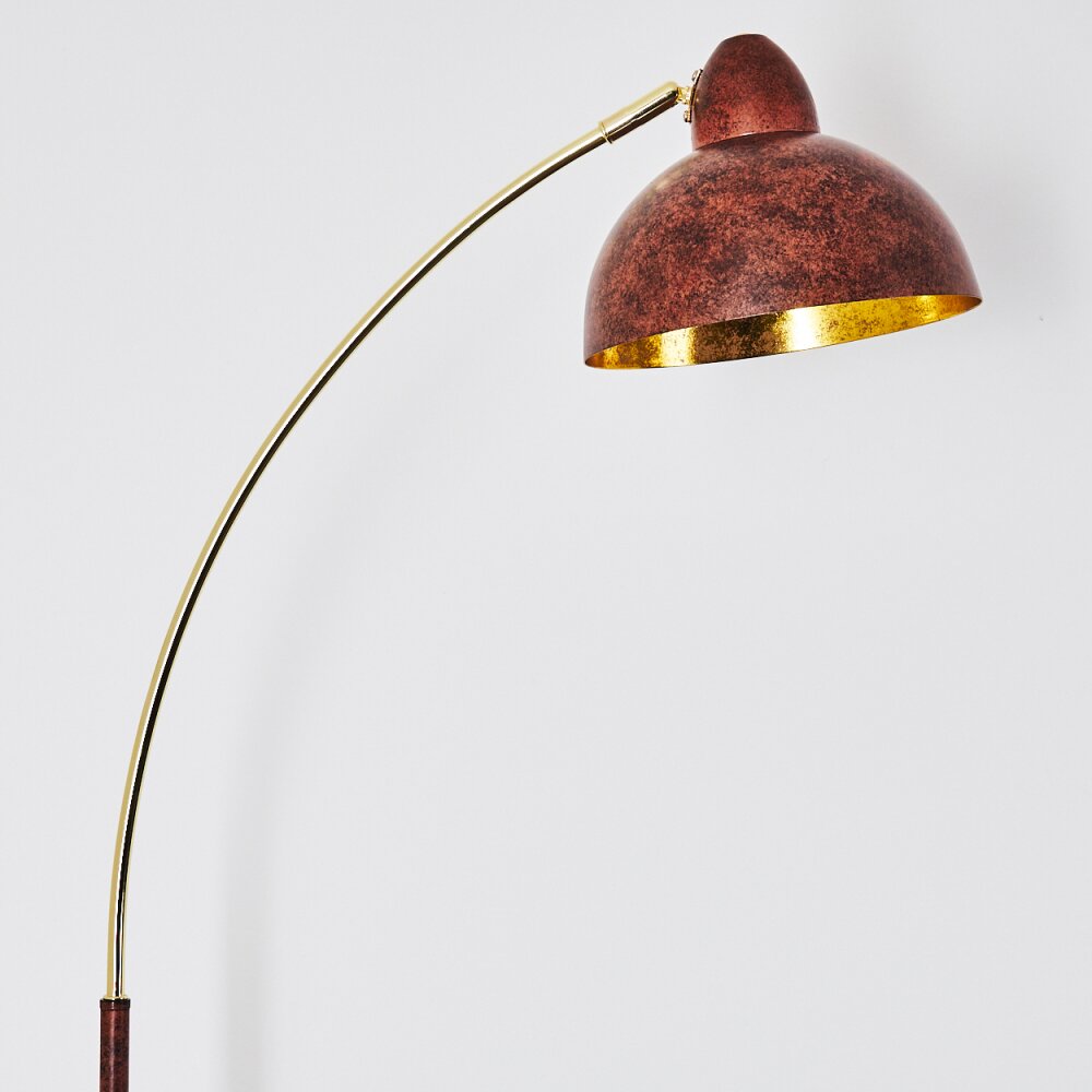 POITOU Floor Lamp rust-coloured, 1-light source