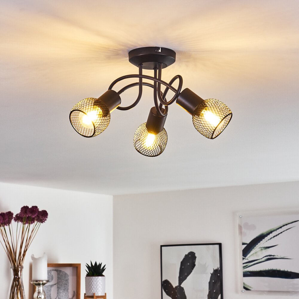 CAIRNS Ceiling Light black, 3-light sources