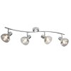 Globo LOTHAR Ceiling light grey, 4-light sources