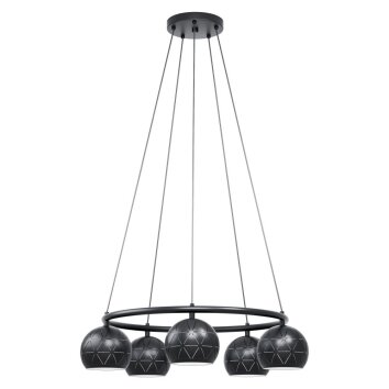 EGLO CANTALLOPS Pendant Light black, 5-light sources