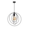 Globo SARINI Pendant Light black, 1-light source