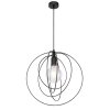 Globo SARINI Pendant Light black, 1-light source