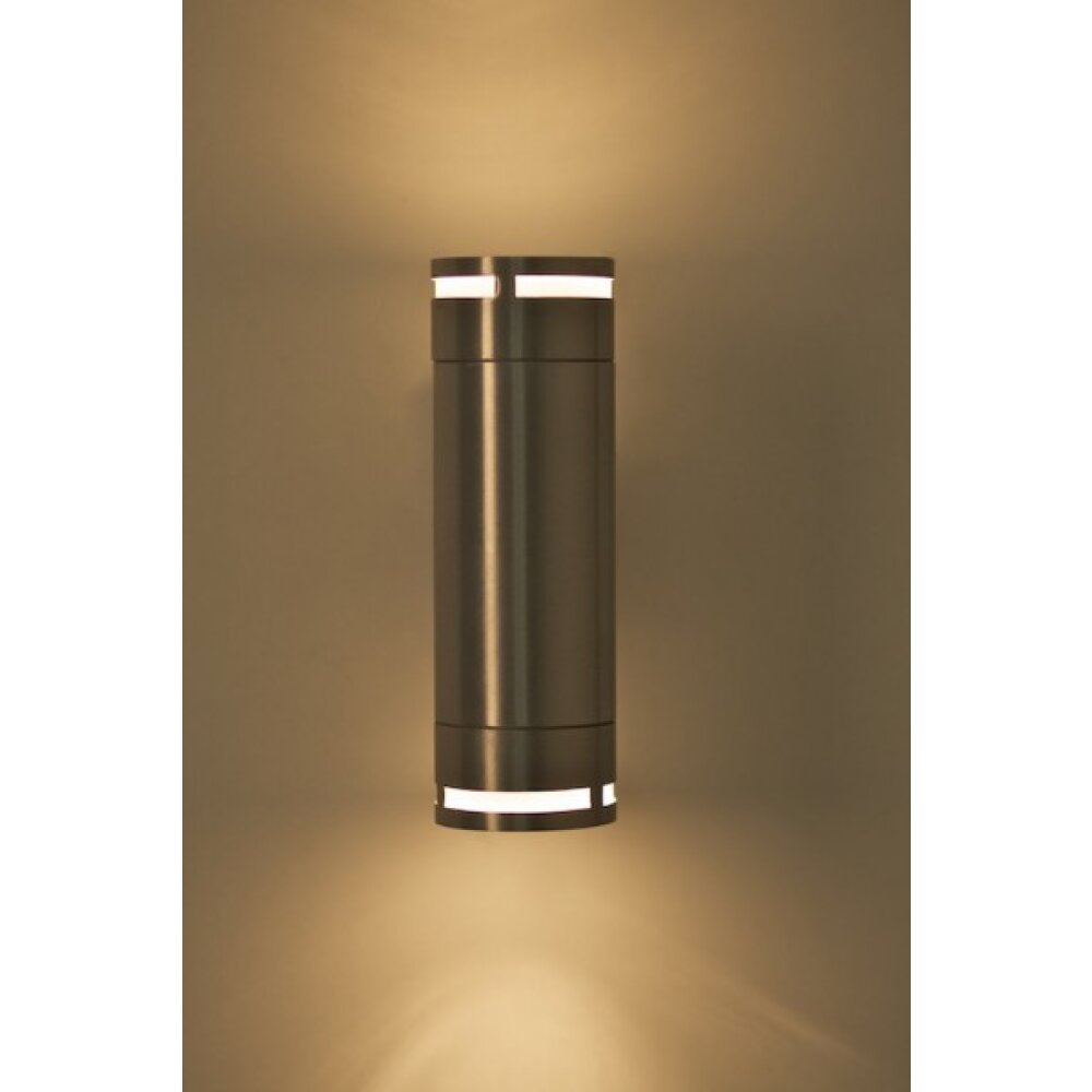 Nordlux Can wall light aluminium, 2-light sources