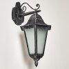 Lignac Outdoor Wall Light black, silver, 1-light source