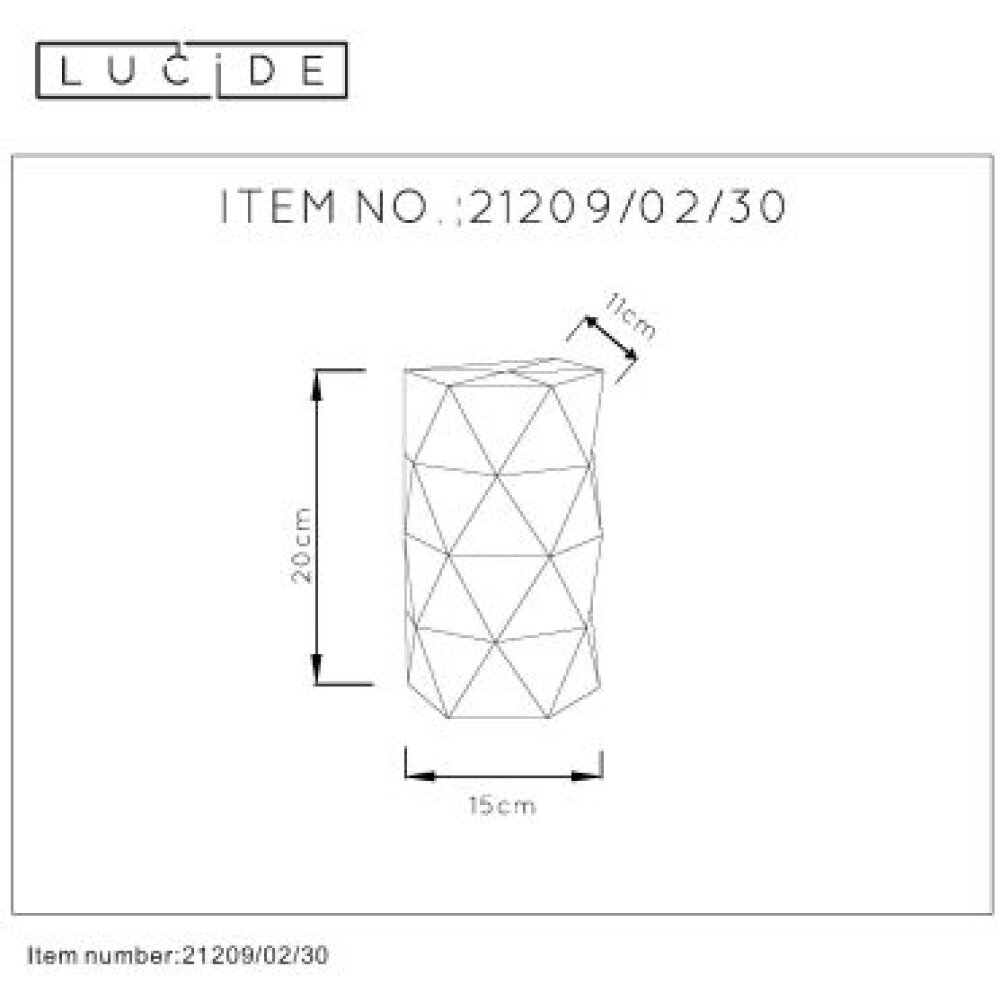 Lucide OTONA Wall Light black, 2-light sources