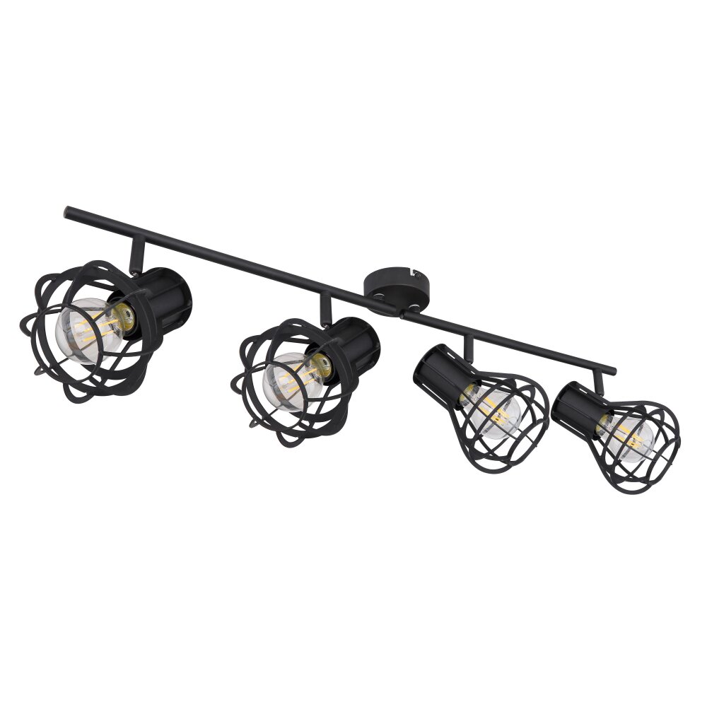 Globo CLASTRA Spotlight black, 4-light sources