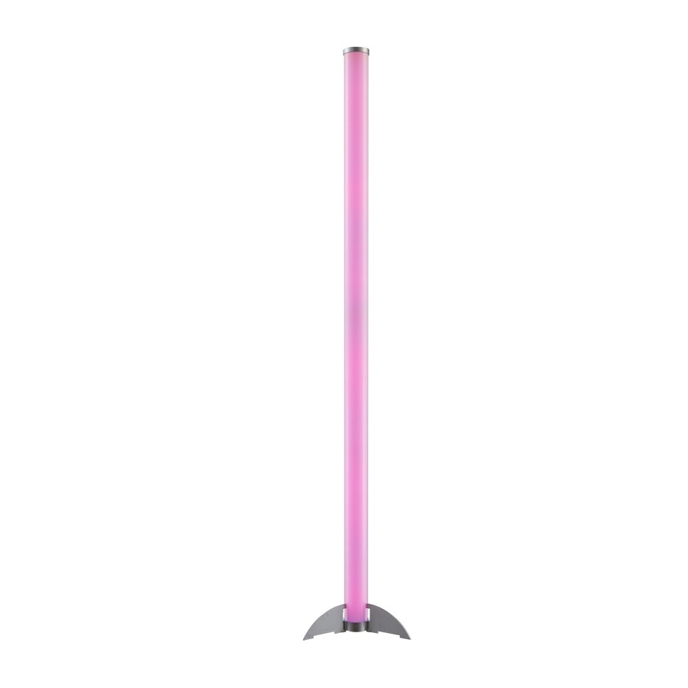 Globo ROCKY floor lamp LED transparent, clear, 1-light source, Remote control, Colour changer