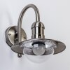 Elima wall light stainless steel, 1-light source