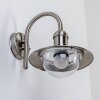 Elima wall light stainless steel, 1-light source