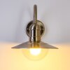 Elima wall light stainless steel, 1-light source