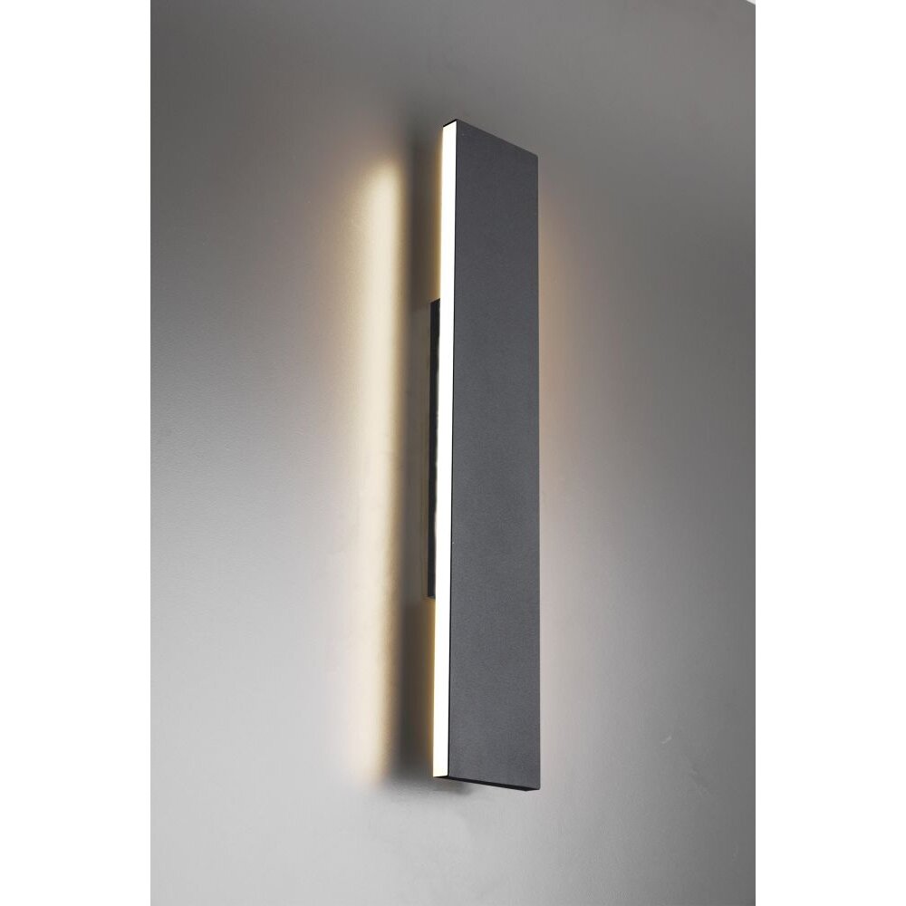 Wall Light Trio Leuchten CONCHA LED anthracite, 2-light sources