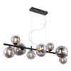 Globo JONDA Pendant Light LED black, 9-light sources