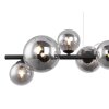 Globo JONDA Pendant Light LED black, 9-light sources