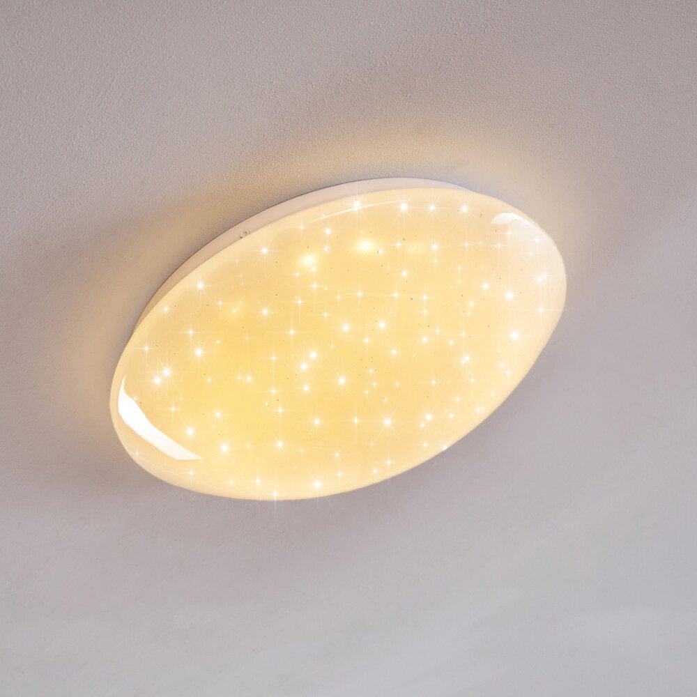 KENDAL Ceiling light LED white, 1-light source, Remote control, Colour changer