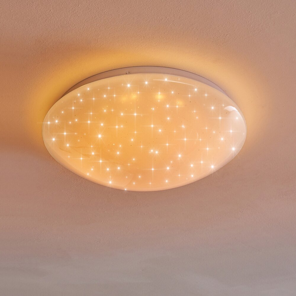 KENDAL Ceiling light LED white, 1-light source, Remote control, Colour changer
