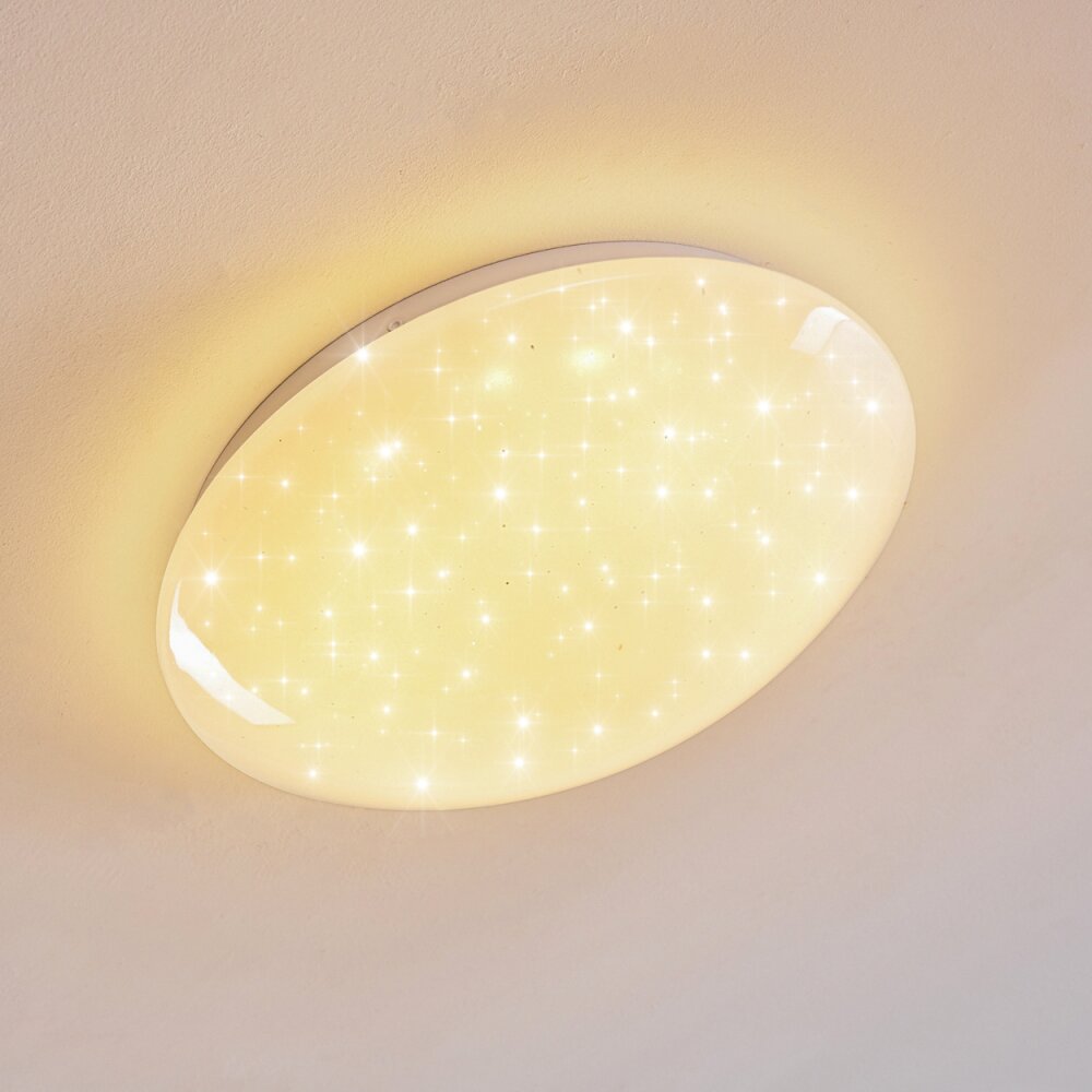 KENDAL Ceiling light LED white, 1-light source, Remote control, Colour changer