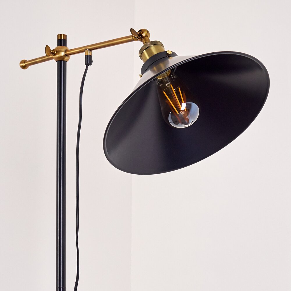 Gudem Floor Lamp black-gold, 1-light source