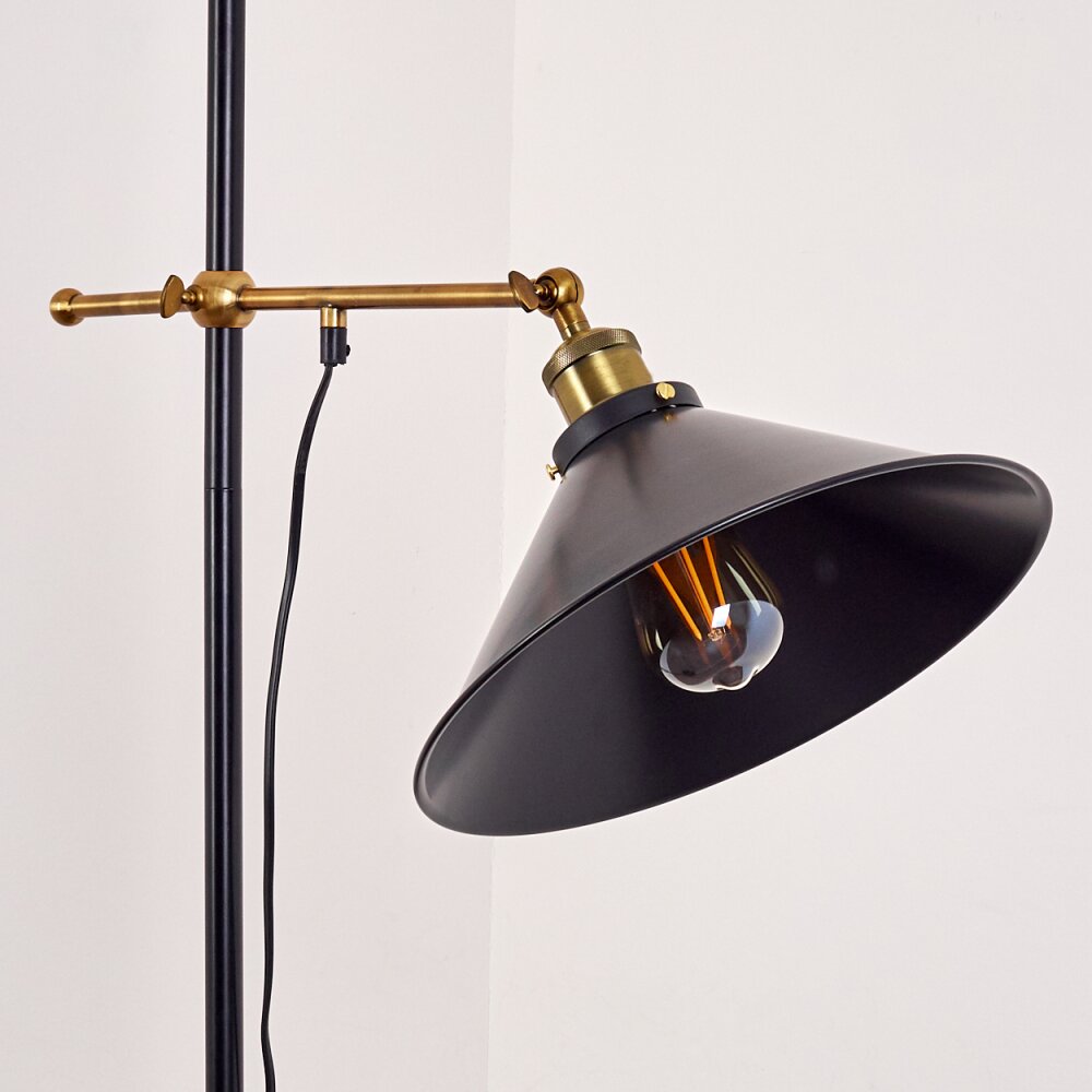 Gudem Floor Lamp black-gold, 1-light source
