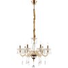 Globo MELISSA chandelier gold, 6-light sources